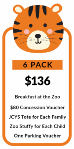 Family Day 6 Pack Ticket $136