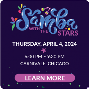 Samba with the Stars logo and event details