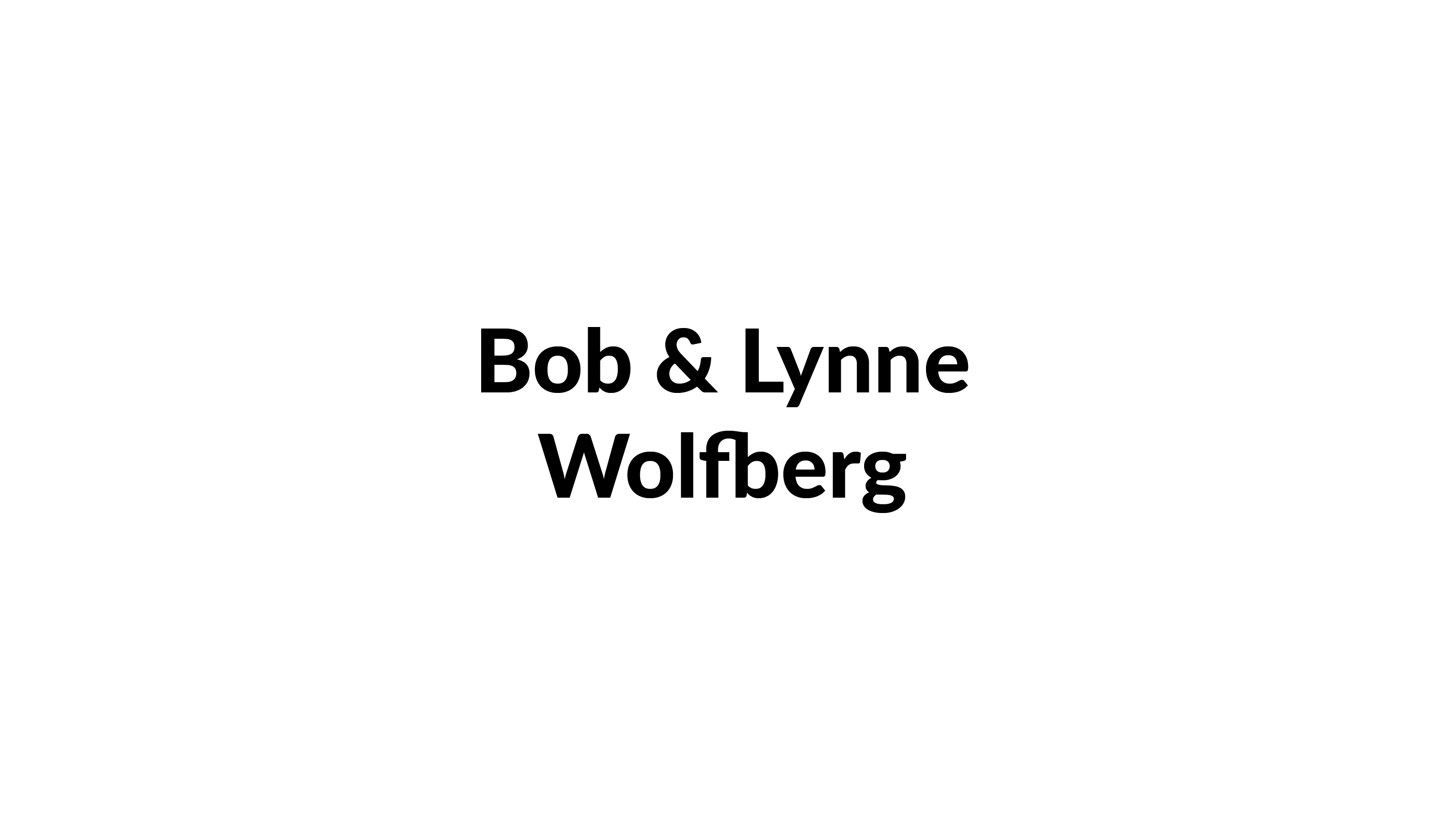 Bob & Lynne Wolfberg